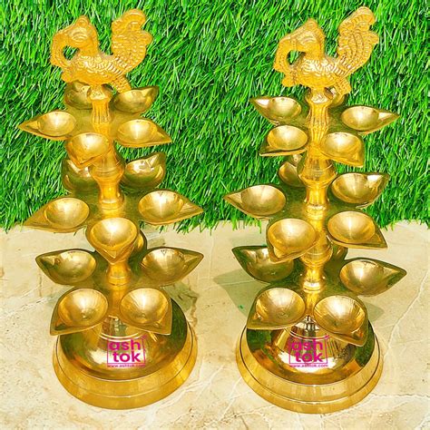 Buy Online Brass and German Silver Diya Home Decor at Wholesale Price ...