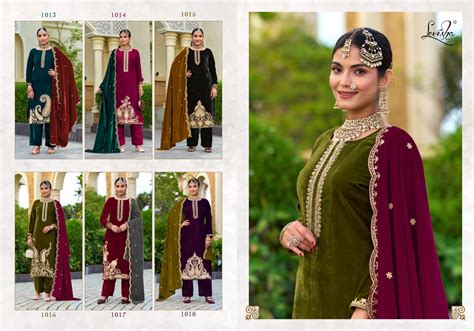 Aarushi Levisha Velvet Suits Exporter India – Kavya Style Plus