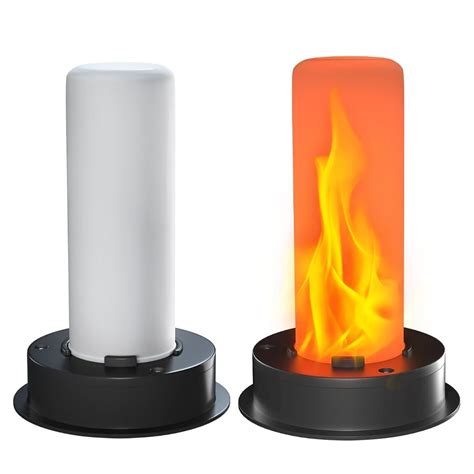 2 Pack Replacement Solar Light Tops With Flickering Flame Waterproof ...