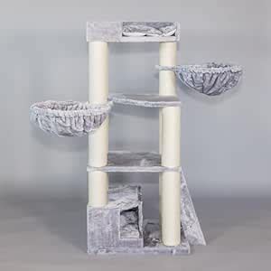 RHRQuality Cat tree for large cats Corner Coon XXL extra big breed ...