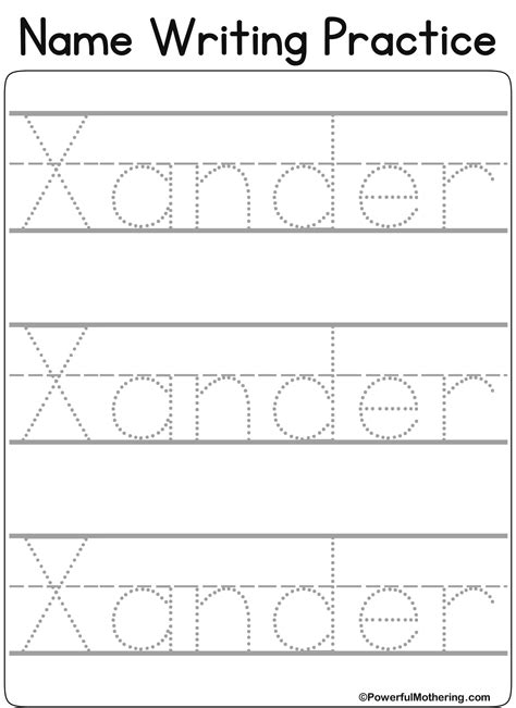 Name Tracing Preschool Printables | Tracing Worksheets