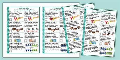 EYFS Target Bookmarks: White Rose Maths How Many Now?