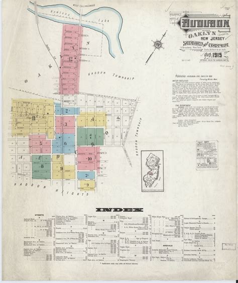 Sanborn Fire Insurance Map from Audubon, Camden County, New Jersey ...