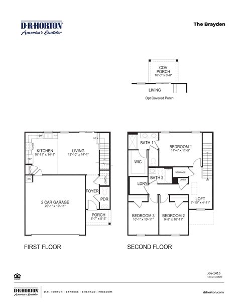 Floor Plan in Waterbridge | Myrtle Beach, SC | D.R. Horton