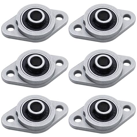 SYOSI 6Pcs KFL08 Zinc Alloy Self Aligning Pillow Block, 8mm ID Rhombus ...
