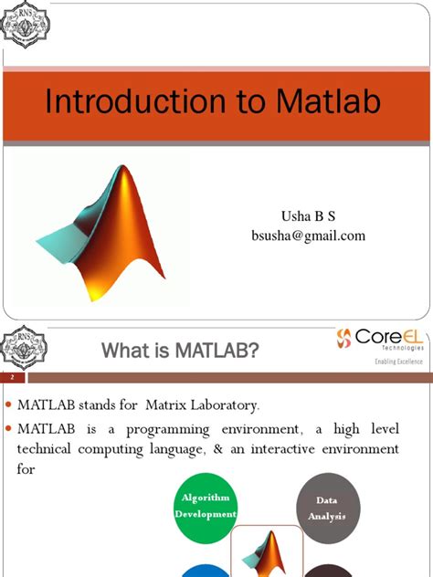 Image result for Introduction of the MATLAB Software English