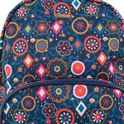 Chumbak Festive Colours Printed Backpack - Navy : Amazon.in: Bags ...
