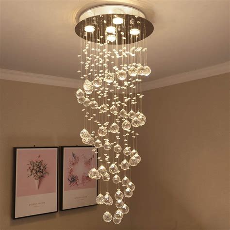 Buy Ganesharter GA Modern Crystal Chandelier Made of Crystal and Glass ...