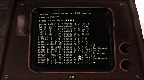 Fallout 76 Terminal Hacking 的图像结果