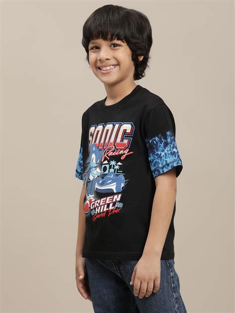 Sonic Classic Printed Regular Fit Tshirt For Boys – Kidsville