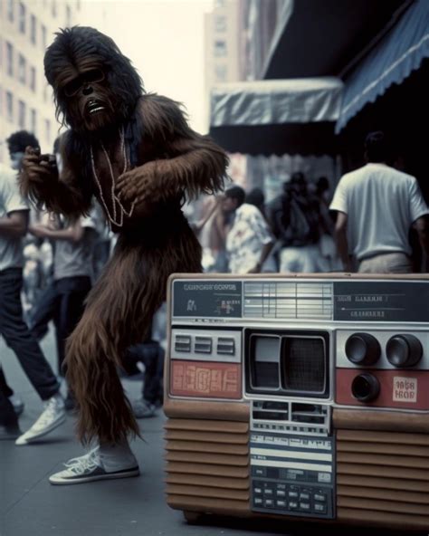 Star Wars characters caught break dancing in the Streets of New York ...