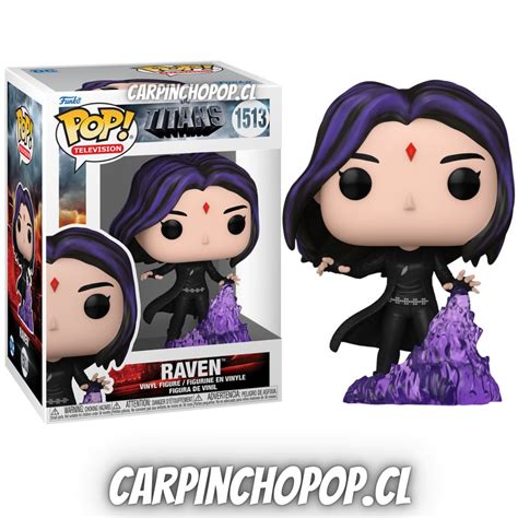 FUNKO POP DC COMICS TITANS - RAVEN 1513 - CarpinchoPop