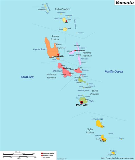 Vanuatu Map | Detailed Maps of Republic of Vanuatu