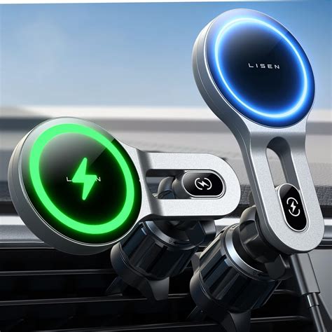 Amazon.com: LISEN for 15W MagSafe Car Mount Charger, for iPhone 16 ...