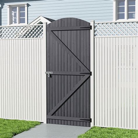 Wooden Arch Garden Gate