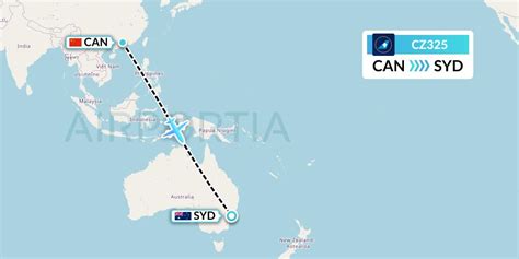 CZ325 Flight Status China Southern Airlines: Guangzhou to Sydney (CSN325)