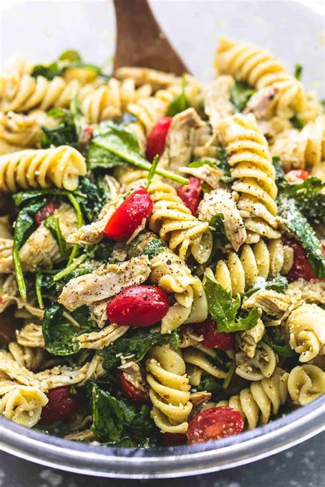 pesto chicken pasta salad real simple