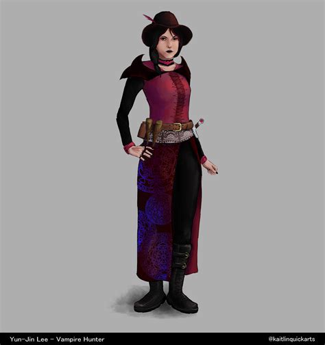 ArtStation - Vampire Hunter Yun-Jin Lee - Dead by Daylight Fan Skin Concept