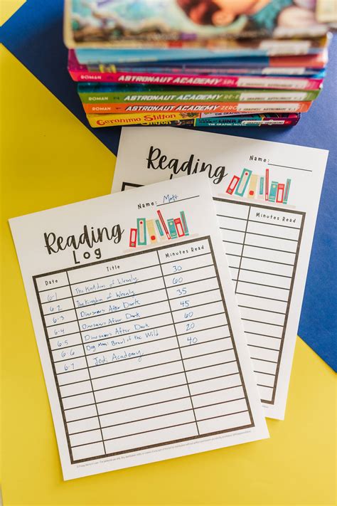 Printable Summer Reading Log - Friday We're In Love