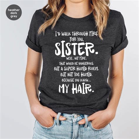 Funny Sister Shirt, Sister Gift Shirt, Big Sister T-shirt, Little ...