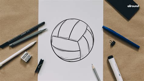 Cool Volleyball Drawings