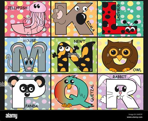 Illustration animal alphabet stock hi-res stock photography and images ...