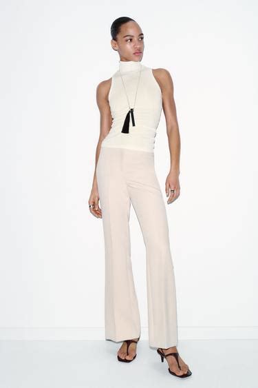 Women White Trousers | ZARA India