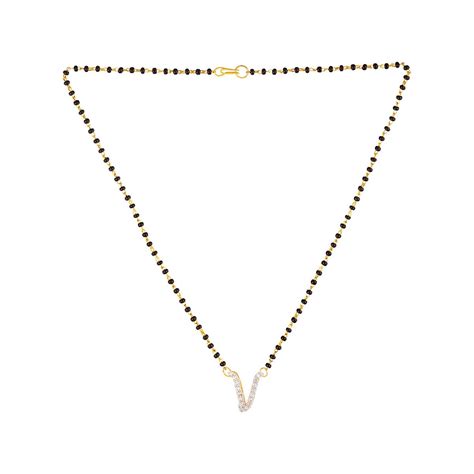 Alphabet Collection V Initial Mangalsutra – VOYLLA