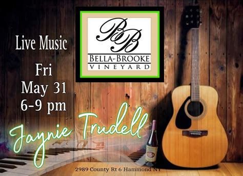 Friday Night Music & Wine at Bella-Brooke - North Country Now