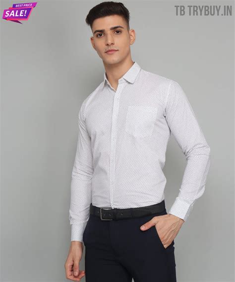 Shop Dot Printed Shirts for Men | 100% Cotton | Formals – TryBuy®