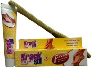 Crack KRACK SOL TO DAMAGED & CRACKED HEEL CARE CREAM IN 25GM, 3PCS ...