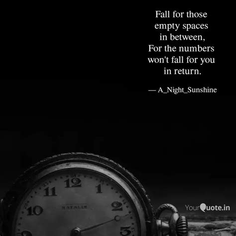 Fall for those empty spa... | Quotes & Writings by Vara Mummidi | YourQuote