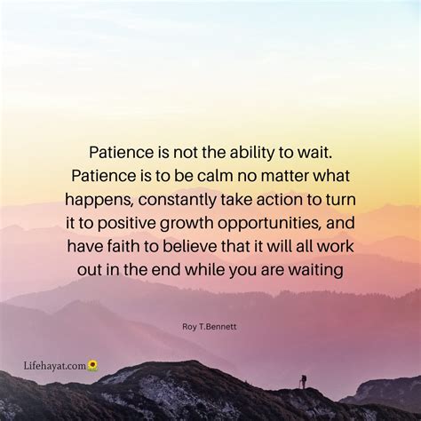 Have Patience - 30 Positive Quotes - Best Life Hayat