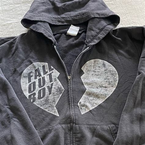 VINTAGE RARE FALL OUT BOY HOODIE 2005 in 2025 | Fall out boy hoodie ...
