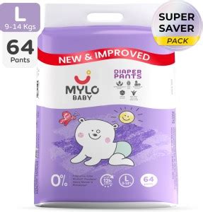 MYLO Baby Diaper Pants | Super Absorbent with Aloe Vera | Leak Proof ...