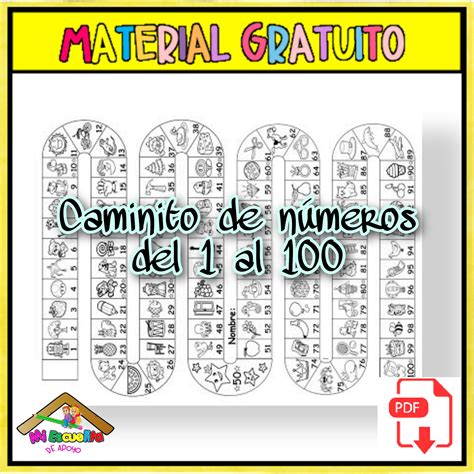 Actividades para aprender los números del 1 al 100 pdf