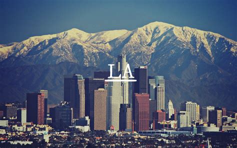 Stunning HD Wallpaper of Los Angeles Skyline