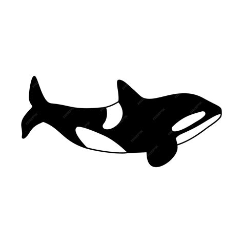 Premium Vector | Orca killer whale isolated icon vector illustration ...