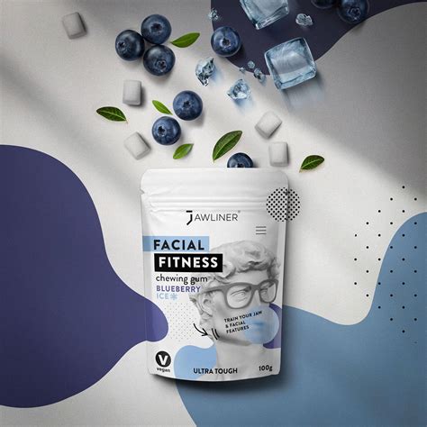 Jawliner Fitness Chewing Gum (2 Months Pack) Jawline India | Ubuy