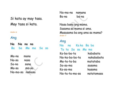 Image result for Tutorial Magbasa English-Tagalog