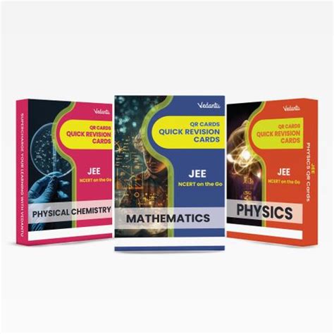 Vedantu JEE QR Revision Cards Physics, Chemistry & Mathematics | Full ...