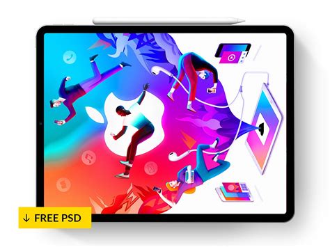 Ipad Psd Landscape