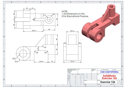 Image result for SolidWorks Exercise Tutorial