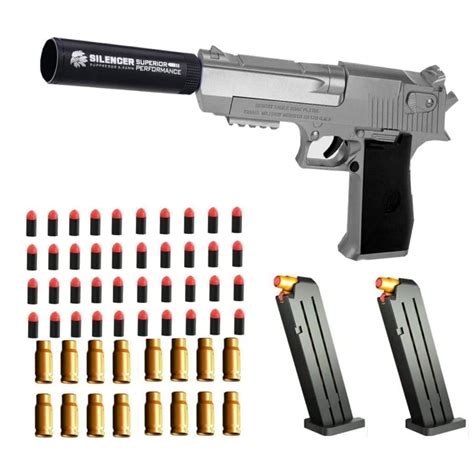 Toy Gun With Soft Bullets Toy Gun With Ejectable Magazine | Desertcart ...