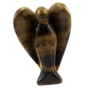 Buy Segolike 52mm Yellow Tigereye Carved Angel Furnishing Article Angel ...