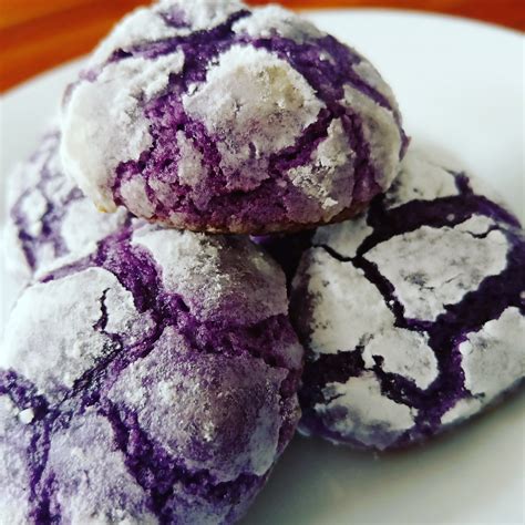 [Homemade] Purple Yam or Ube Crinkles : r/food