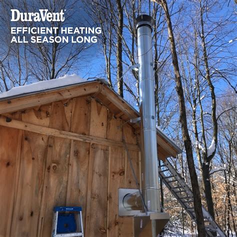DuraVent 23.96-in L x 6-in Dia Stainless Steel Insulated Galvanized ...