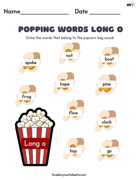 Ultimate Long Vowel O Words for Your Student - Academy Worksheets