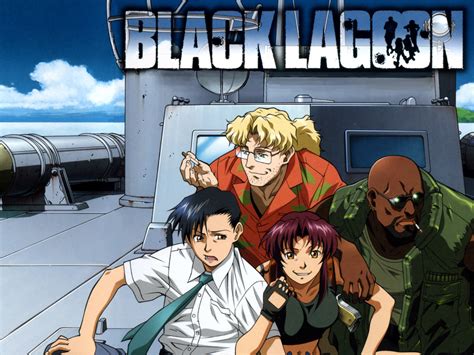 Black Lagoon HD Anime Wallpaper: Intense Action & Crew Dynamics