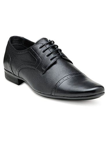 Buy Franco Leone Men's Black Leather Formal Shoes - 8 UK/India (42 EU ...